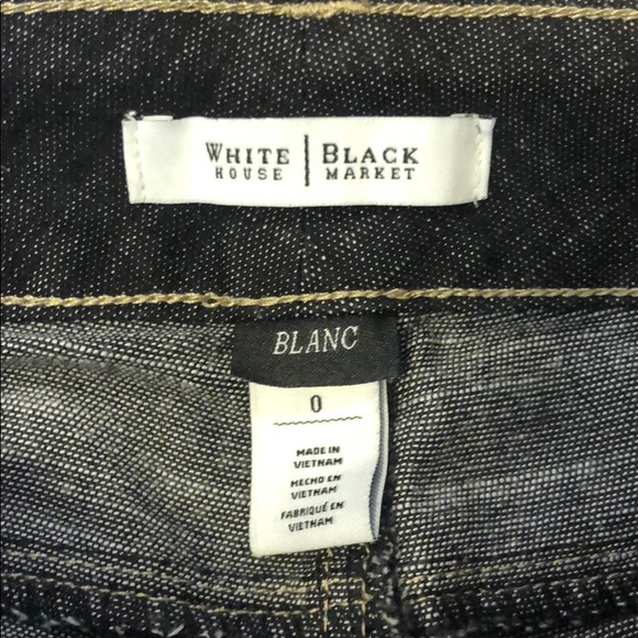 White House Black Market Comfy Trouser Jeans Blanc - Picture 10 of 14